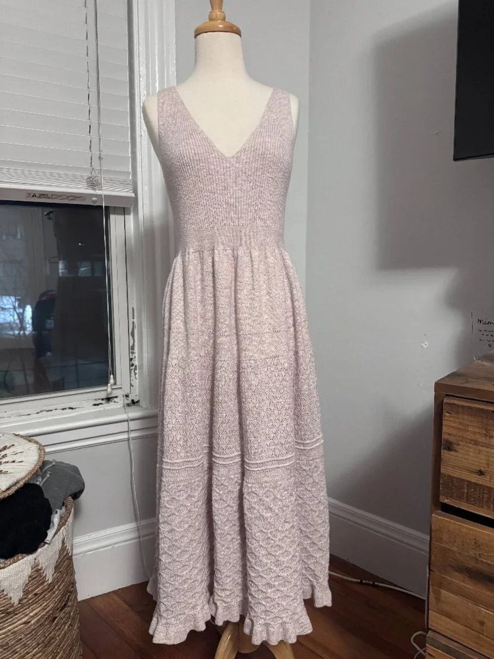 La Vie by Rebecca Taylor Rainbow Pointelle Dress - Picture 2 of 6